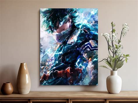 Deku Wall Art V2 Japanese Anime Manga Anime Fan Art Anime Character