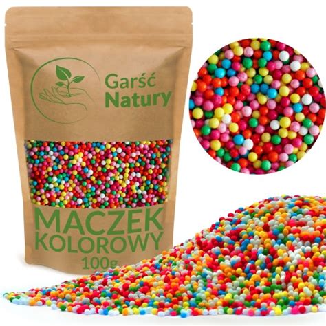 POSYPKA cukrowa maczek kolorowy OWOCOWY lodów 100g 13627989813 Allegro pl