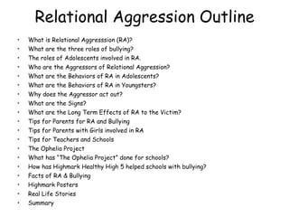 Relational Aggression In Our Schools | PPT