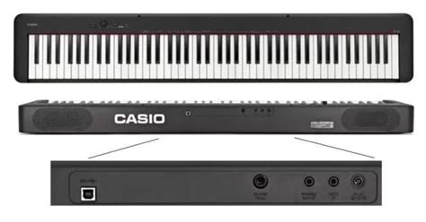 PIANO CASIO STAGE DIGITAL PRETO CDP S100 BK KC2 BR Loja Music Center