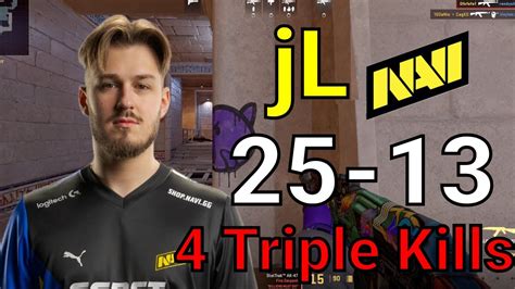 CS2 NAVI JL POV FACEIT Anubis 25 13 2024 07 24 Cs2 Csgo YouTube