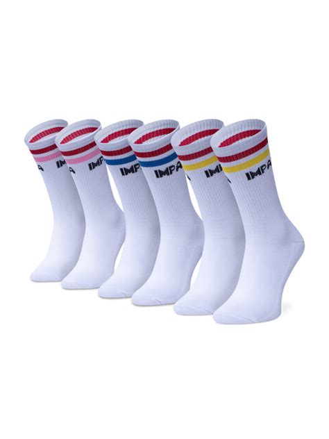 Zestaw Par Wysokich Skarpet Damskich Impala Stripe Sock Pack