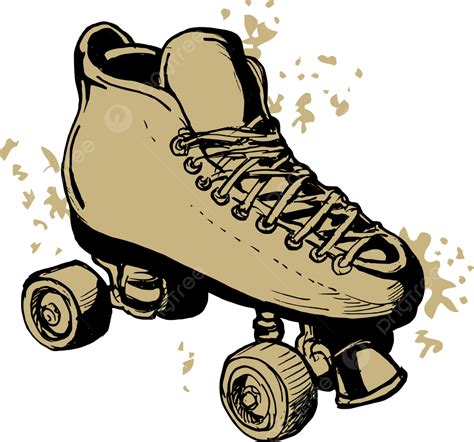 Fundo Branco Isolado Derby Patins Arte Isolada Png Desenho Fundo