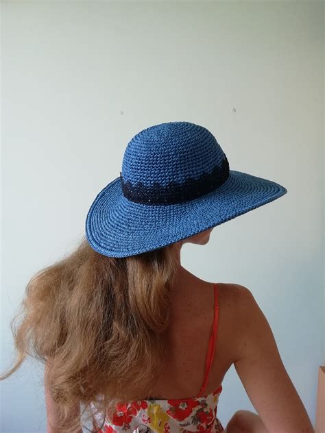 Crochet Hat Pattern Sun Hat Pattern Women Crochet Hat Pattern Etsy