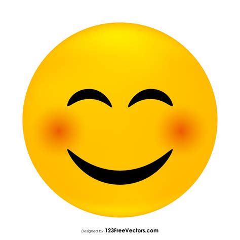 Smiling Face with Smiling Eyes Emoji | Free emoji printables, Eyes ...