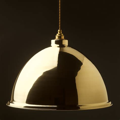 460mm Brass Dome Light Shade Pendant