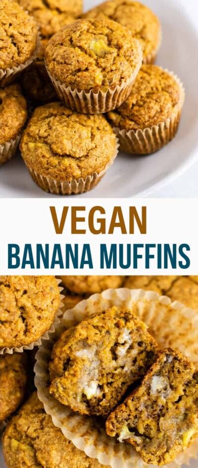 Easy Vegan Banana Muffins Recipe Build Your Bite