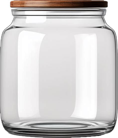 Ai Generated Empty Glass Jar Png 37493309 Png