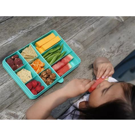 Caja Contenedora Para Snacks Celeste Melii Las Mellizas