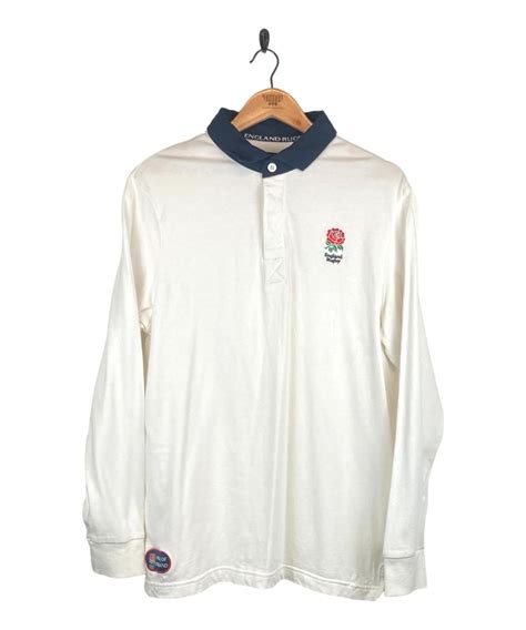 England Rugby Long Sleeved Jersey (M) » The Kitman Football Shirts