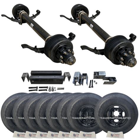 Trailer Axle Kits Tandem Axle Kits 12k Tandem Axle Kits Trailer Parts Unlimited