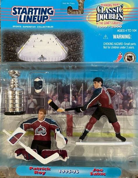 Joe Sakic Patrick Roy 1999 NHL Starting Lineup Classic Doubles