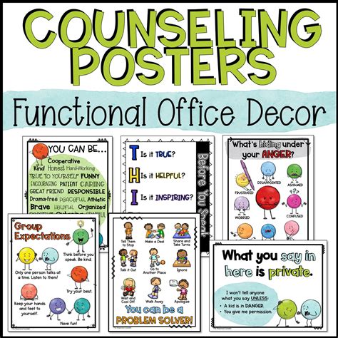 School Counseling Posters Shop The Responsive Counselor