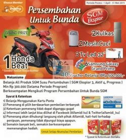 Promo Alfamidi Sgm Berhadiah Motor Honda Beat