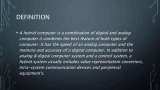 Hybrid computer | PPT