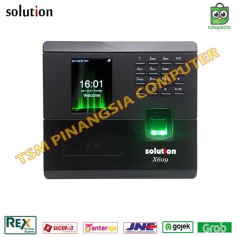 Jual Solution X Mesin Absensi Sidik Jari Fingerprint Finger