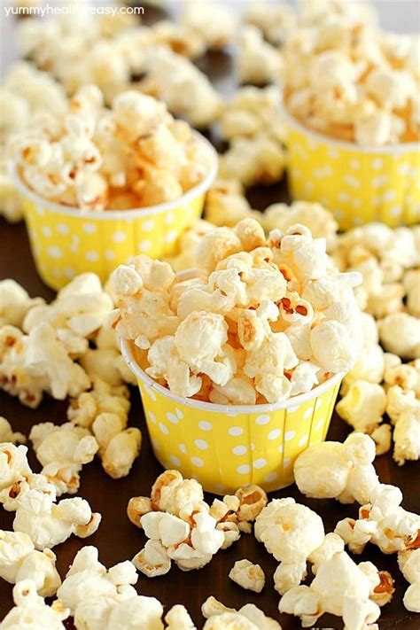 Easy Homemade Kettle Corn More Popcorn Recipes Yummy Healthy Easy