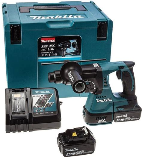 Makita Dhr Rtj V Sds Rotary Hammer Drill Kit Drills Wrenches