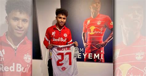 FC Red Bull Salzburg star Adeyemi donates CL jersey