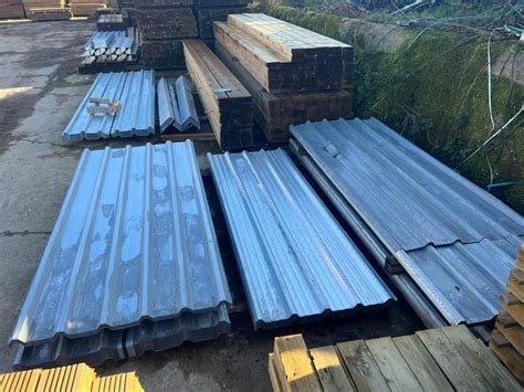 New Galvanised Box Profile Roof Sheets 8Ft 10Ft 14Ft In