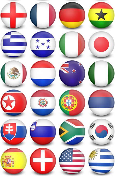 20+ Free World Flags Icon Sets - Hongkiat