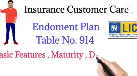 Lic New Endowment Plan 914 Lic Table No 914 Lic Plans With New With