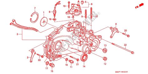 Transmission Housing For Honda Accord Coupe 2 0i 2 Doors 5 Speed Manual 1992 Honda Cars