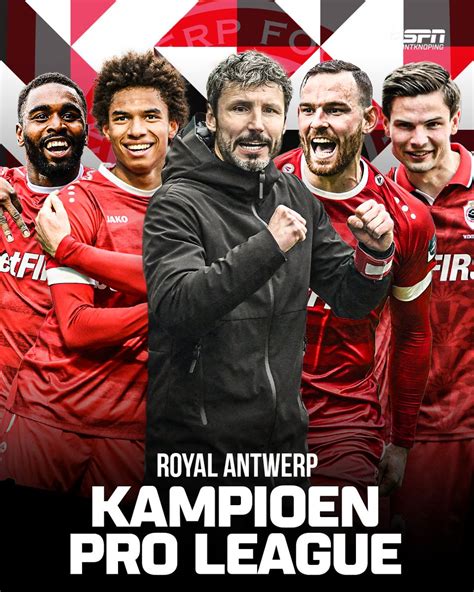 Espn Nl On Twitter Op Krankzinnige Wijze Is Royal Antwerp Kampioen