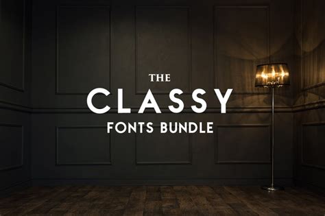 The Classy Fonts Bundle 51 High Quality Stylish Fonts