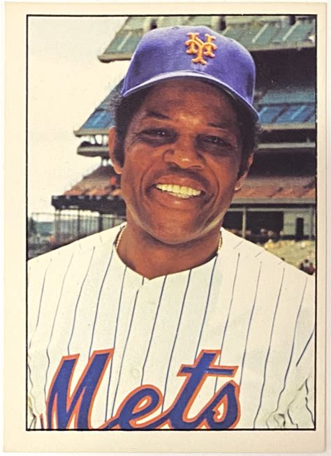 Willie Mays 1975 SSPC New York Mets Baseball Card HOF KBK Sports