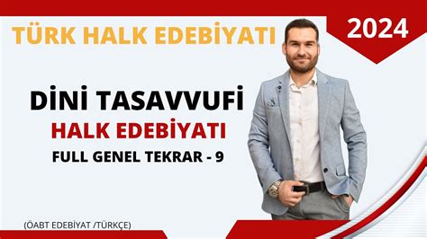 Halk Edeb Yati Alan Tekrari D N Tasavvuf Halk Edeb Yati Youtube