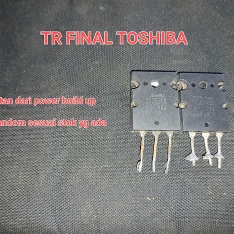 Jual Set Transistor Final Bekas Toshiba C C Original Cabutan