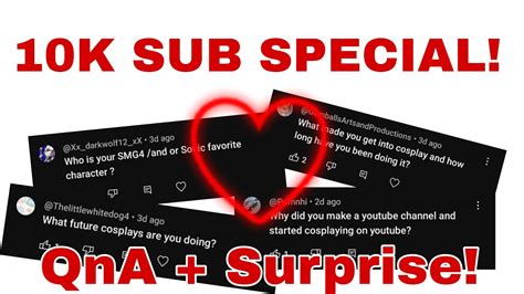 K Sub Qna Special Surprise Youtube