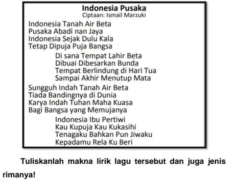 Lirik Indonesia Pusaka Newstempo