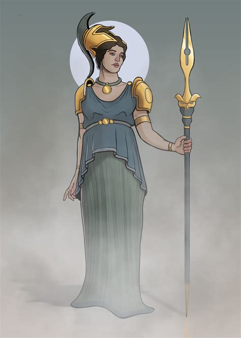 Artstation Athena Greek Mythology