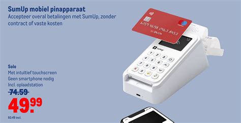 Sumup Mobiel Pinapparaat G Betaalpakket Aanbieding Bij Makro