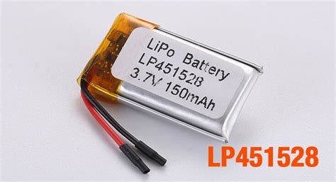 Lithium Ion Polymer Battery - LP451528 3.7V 150mAh