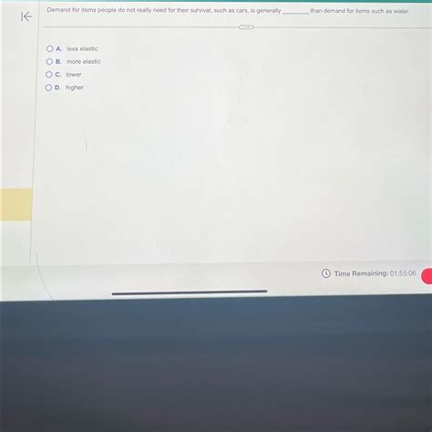 Solved Demand for items people do not really need for their | Chegg.com