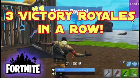 3 X Victory Royales Fortnite On Nintendo Switch Youtube