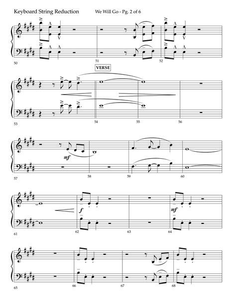 We Will Go Choral Anthem Satb String Reduction Sheet Music Pdf