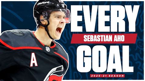 Every Sebastian Aho Goal From The 2020-21 NHL Season - Win Big Sports