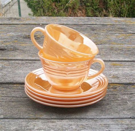 Fire King Peach Lustre Ware Vintage Coffee Vintage Love Vintage China