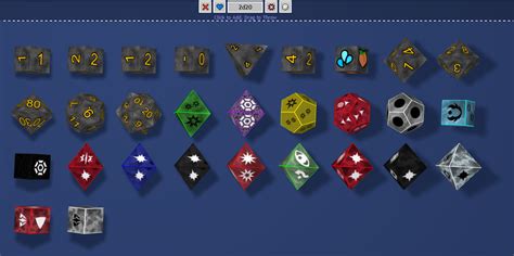 My 3d dice roller now supports most Star Wars games as well as regular ...