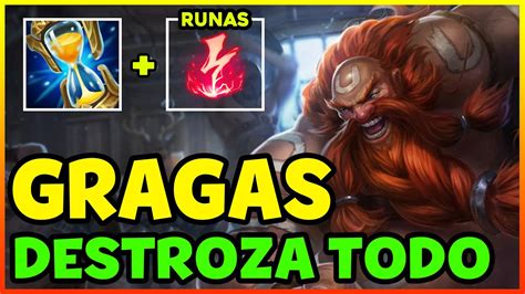 🔥 Revienta La Partida Como Jugar Gragas Jungla S13 GuÍa EspaÑol