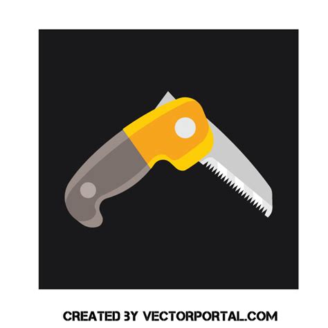 Hand saw image Royalty Free Stock SVG Vector