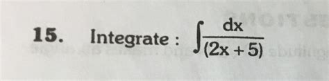 Integrate Int 1x X 6 1 Dx Maths Questions