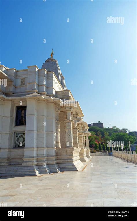 Birla Mandir Jaipur India Is Constructed With White Marble In