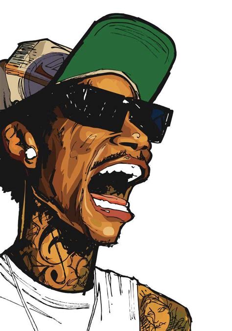 Wiz Khalifa By Will Prince Hip Hop Artwork Hip Hop Art Rapper Art