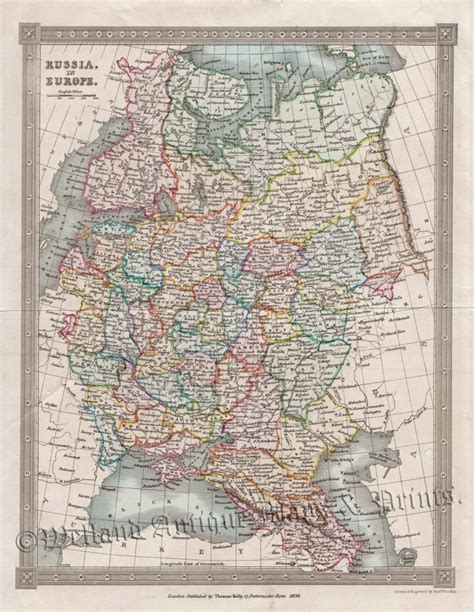 Russia Europe Asia Archives Welland Antique Maps