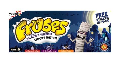 Spooky Themed Yogurt Snacks Frubes